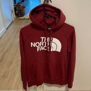 The North Face Hoodie - Maroon/Red